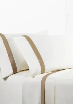 Best Pirce ⭐ HiEnd Accents Flange Design Cream Sheet Set 😍 -Cheap HiEnd Accents Store Belk 1017