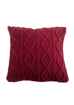 Best Sale 🎁 HiEnd Accents Cable Knit Decorative Pillow ✔️