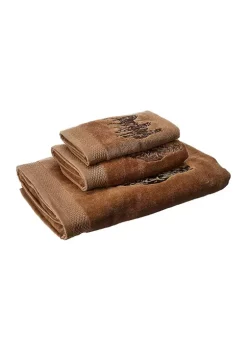 Discount β HiEnd Accents Embroidered 3-Horse Towel Set π