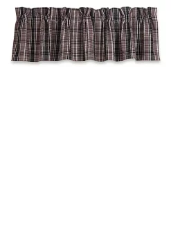 Hot Sale 👍 HiEnd Accents Whistler Plaid Valance Whistler Plaid Valance 18-in. x 84-in. 🔔
