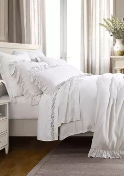 New 😀 HiEnd Accents Lily Washed Linen Duvet 🛒 -Cheap HiEnd Accents Store Belk 1087