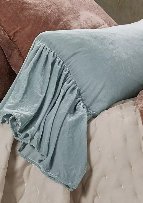 Cheapest π HiEnd Accents Stella Faux Silk Velvet Long Ruffled Pillow π₯° 4 Cheapest π HiEnd Accents Stella Faux Silk Velvet Long Ruffled Pillow π₯° - Image 2