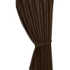 Hot Sale 🌟 HiEnd Accents Chocolate Tooled Leather Curtain ⭐ -Cheap HiEnd Accents Store Belk 1100