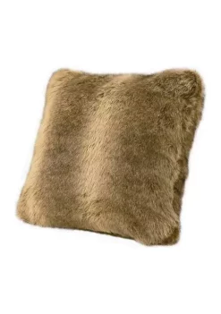Outlet ✔️ HiEnd Accents Oversized Wolf Faux Fur Throw Pillow 💯 -Cheap HiEnd Accents Store Belk 1121