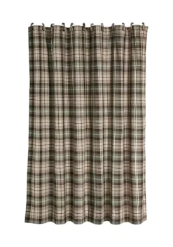 Buy 🧨 HiEnd Accents Huntsman Plaid Shower Curtain 🥰