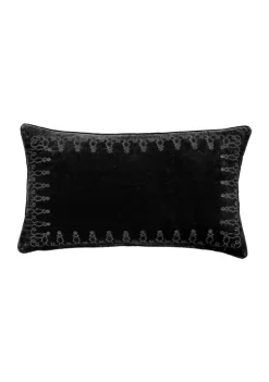 Promo 😉 HiEnd Accents Stella Faux Silk Velvet Embroidered Lumbar Pillow 🔥 -Cheap HiEnd Accents Store Belk 122