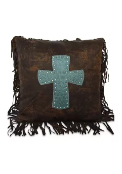 Cheap 𧨠HiEnd Accents Cheyenne Cross App Decorative 18-in. x 18-in. π