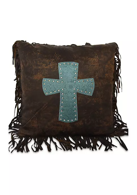 Cheap 𧨠HiEnd Accents Cheyenne Cross App Decorative 18-in. x 18-in. π 4 Cheap 𧨠HiEnd Accents Cheyenne Cross App Decorative 18-in. x 18-in. π - Image 2