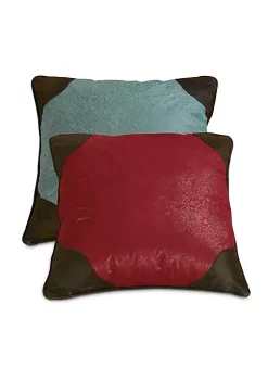 Best Sale 🤩 HiEnd Accents Cheyenne Reversible European 27-in. x 27-in. 🤩