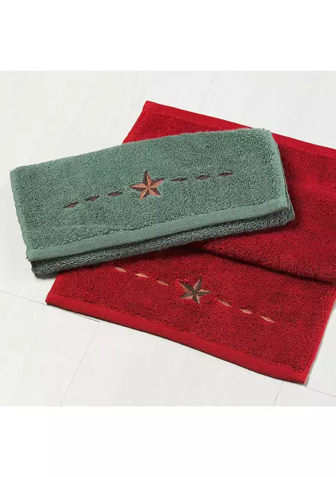 Promo π HiEnd Accents Embroidered Star Towel Set π 4 Promo π HiEnd Accents Embroidered Star Towel Set π - Image 2