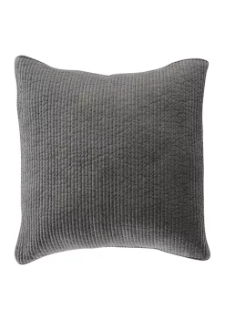 Cheapest 🧨 HiEnd Accents Stonewashed Cotton Velvet Quilted Euro Sham 🔔 -Cheap HiEnd Accents Store Belk 128