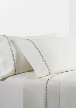 Outlet ⭐ HiEnd Accents Embroidery Arrow Sheet Set ⭐