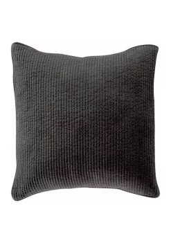 Cheapest 🧨 HiEnd Accents Stonewashed Cotton Velvet Quilted Euro Sham 🔔 -Cheap HiEnd Accents Store Belk 129