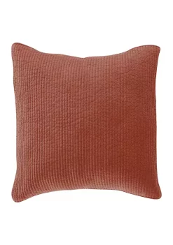 Cheapest 🧨 HiEnd Accents Stonewashed Cotton Velvet Quilted Euro Sham 🔔 -Cheap HiEnd Accents Store Belk 131