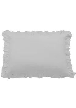 Promo 👍 HiEnd Accents Lily Washed Linen Ruffled Dutch Euro Pillow 🤩 -Cheap HiEnd Accents Store Belk 1313