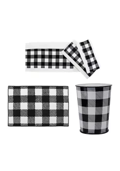 Cheapest 🔥 HiEnd Accents Camille Buffalo Check Bath Accessory and Towel Set ⌛