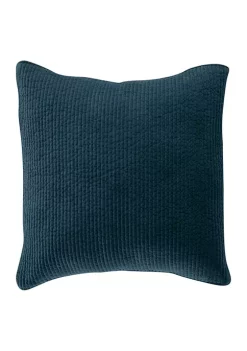 Cheapest 🧨 HiEnd Accents Stonewashed Cotton Velvet Quilted Euro Sham 🔔 -Cheap HiEnd Accents Store Belk 135