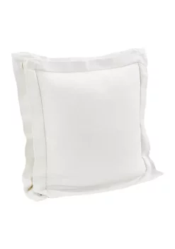 Promo 🛒 HiEnd Accents Luna Double Flanged Washed Linen Pillow ⌛ -Cheap HiEnd Accents Store Belk 1357