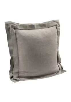 Promo 🛒 HiEnd Accents Luna Double Flanged Washed Linen Pillow ⌛ -Cheap HiEnd Accents Store Belk 1359