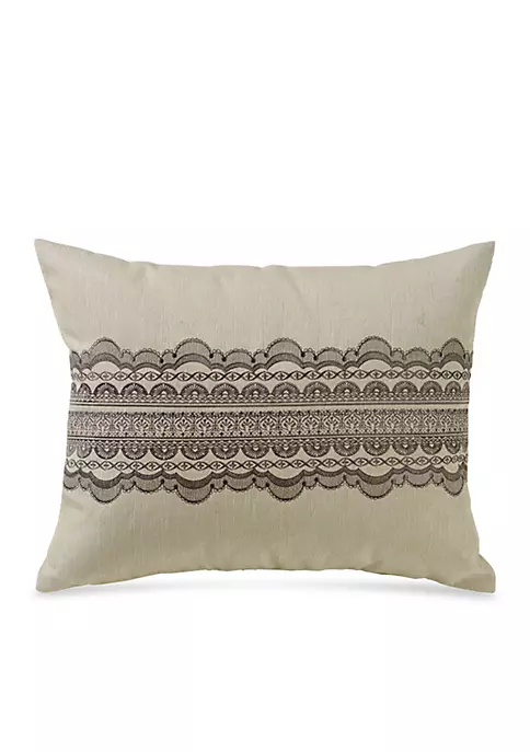 Outlet β HiEnd Accents Tan Burlap with Scallop Lace Design Decorative Pillow π 3 Outlet β HiEnd Accents Tan Burlap with Scallop Lace Design Decorative Pillow π