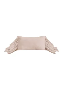 Promo 🎉 HiEnd Accents Washed Linen Long Ruffled Pillow 🎁