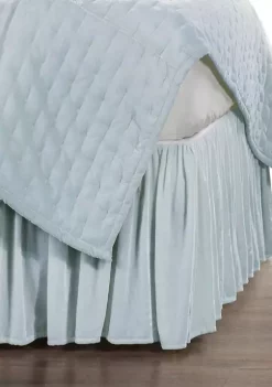 Cheap 🔥 HiEnd Accents Stella Faux Silk Velvet Bed 👗 Skirt 👏 -Cheap HiEnd Accents Store Belk 143