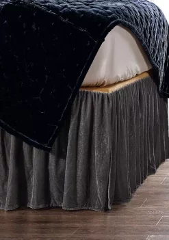 Cheap 🔥 HiEnd Accents Stella Faux Silk Velvet Bed 👗 Skirt 👏 -Cheap HiEnd Accents Store Belk 146