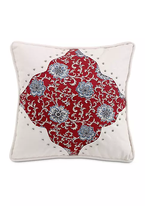 Best Pirce π HiEnd Accents Bandera Floral Decorative Pillow 18-in. x 18-in. π 4 Best Pirce π HiEnd Accents Bandera Floral Decorative Pillow 18-in. x 18-in. π - Image 2