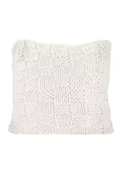 Best Sale π HiEnd Accents Chess Knit Euro Pillow π