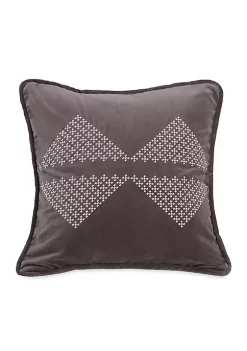 Best Sale π HiEnd Accents Whistler Diamond Pillow 18-in. x 18-in. π