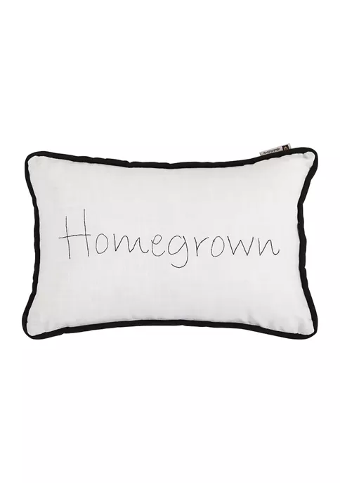 Best deal π HiEnd Accents "Homegrown" Embroidery Lumbar Pillow π₯° 4 Best deal π HiEnd Accents "Homegrown" Embroidery Lumbar Pillow π₯° - Image 2