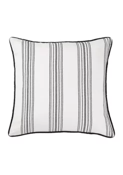 Best Pirce 🎉 HiEnd Accents Blackberry Striped Piping Euro Sham 🥰