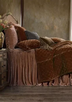 Promo 🌟 HiEnd Accents Stella Faux Silk Velvet Bedspread Set 🌟 -Cheap HiEnd Accents Store Belk 1588