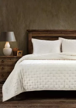 Discount 🥰 HiEnd Accents Stella Faux Silk Velvet Quilt ⌛ -Cheap HiEnd Accents Store Belk 1602