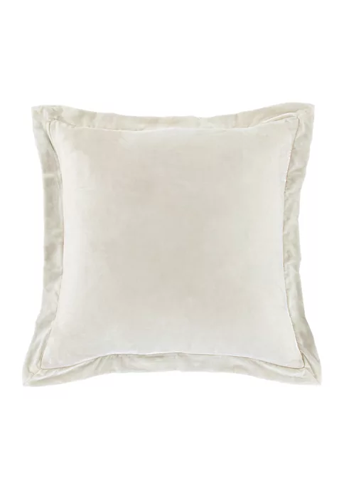 Best Pirce π HiEnd Accents Stella Faux Silk Velvet Flanged Euro Sham π 6 Best Pirce π HiEnd Accents Stella Faux Silk Velvet Flanged Euro Sham π - Image 5