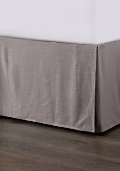 Coupon 👍 HiEnd Accents Hera Washed Linen Tailored Bed 👗 Skirt ⭐ -Cheap HiEnd Accents Store Belk 177