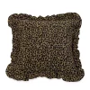 Best reviews of 💯 HiEnd Accents San Angelo Leopard Ruffled Pillow 🔔 -Cheap HiEnd Accents Store Belk 200