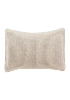 Buy 😉 HiEnd Accents Stonewashed Cotton Velvet Quilted Pillow Sham 💯