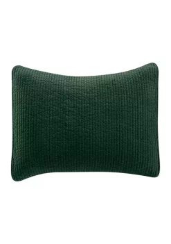Buy 😉 HiEnd Accents Stonewashed Cotton Velvet Quilted Pillow Sham 💯 -Cheap HiEnd Accents Store Belk 212