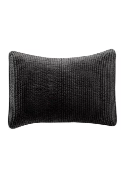 Buy 😉 HiEnd Accents Stonewashed Cotton Velvet Quilted Pillow Sham 💯 -Cheap HiEnd Accents Store Belk 214