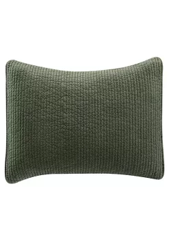 Buy 😉 HiEnd Accents Stonewashed Cotton Velvet Quilted Pillow Sham 💯 -Cheap HiEnd Accents Store Belk 221
