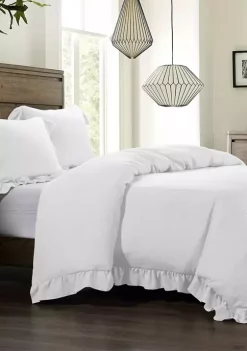 Flash Sale β HiEnd Accents Lily Washed Linen Bedding Set β