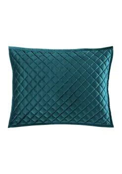 Wholesale 🎁 HiEnd Accents Velvet Diamond Quilted Pillow Sham Set ✨