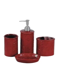 Promo 🧨 HiEnd Accents Savannah Ceramic Countertop Bathroom Set 🎁 -Cheap HiEnd Accents Store Belk 290