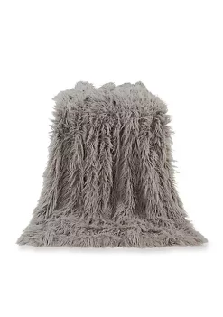 Best deal 🤩 HiEnd Accents Mongolian Faux Fur Throw Blanket ✔️ -Cheap HiEnd Accents Store Belk 301