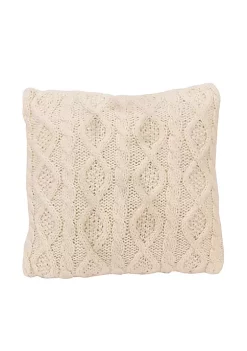 Discount 🛒 HiEnd Accents Cable Knit Decorative Pillow 🔥