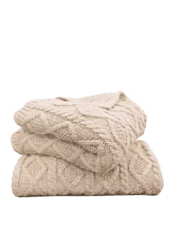 Cheap π HiEnd Accents Cable Knit Throw π₯°
