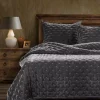 Best Pirce 🛒 HiEnd Accents Stella Faux Silk Velvet Quilt Set 👏 -Cheap HiEnd Accents Store Belk 41
