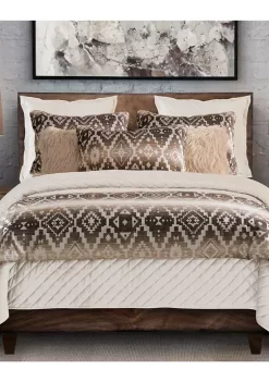 Discount 🧨 HiEnd Accents Chalet Aztec Comforter Set ⌛ -Cheap HiEnd Accents Store Belk 412