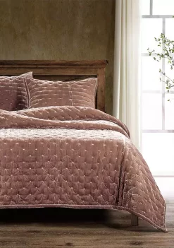 Best Pirce π HiEnd Accents Stella Faux Silk Velvet Quilt Set π 8 Best Pirce π HiEnd Accents Stella Faux Silk Velvet Quilt Set π -Cheap HiEnd Accents Store Belk 43